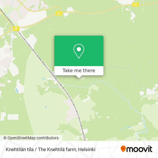 Knehtilän tila / The Knehtilä farm map