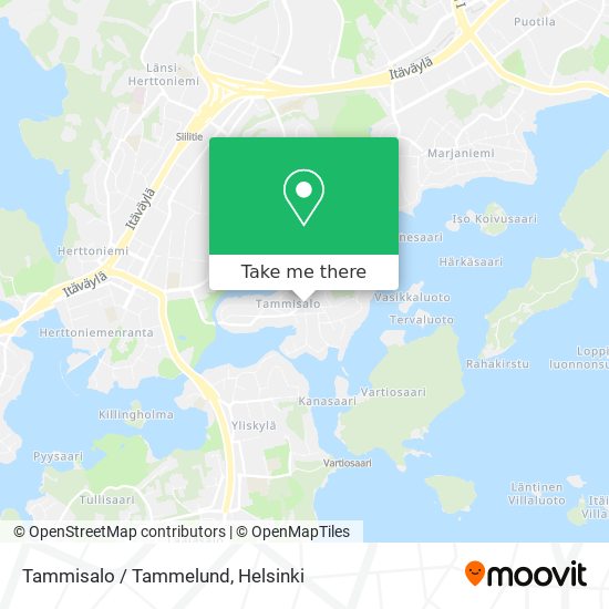 Tammisalo / Tammelund map