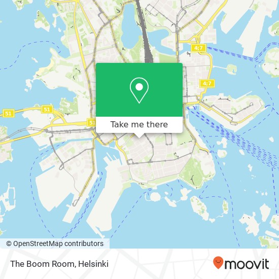 The Boom Room map