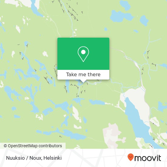 Nuuksio / Noux map