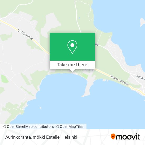 Aurinkoranta, mökki Estelle map
