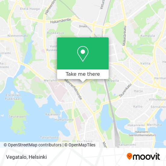 Vegatalo map