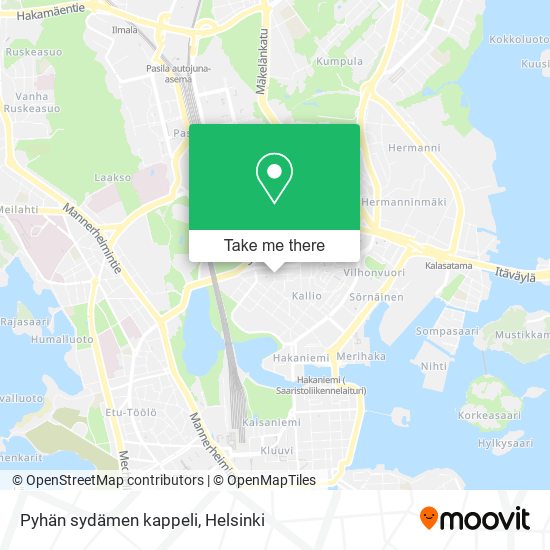 Pyhän sydämen kappeli map
