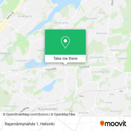 Rajamännynahde 1 map