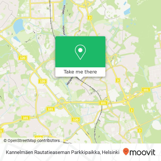 Kannelmäen Rautatieaseman Parkkipaikka map