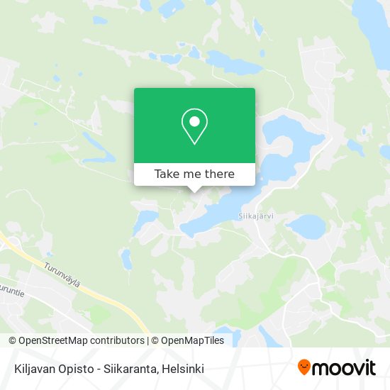 Kiljavan Opisto - Siikaranta map