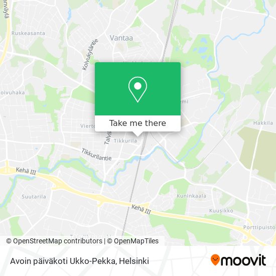 Avoin päiväkoti Ukko-Pekka map