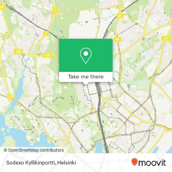 Sodexo Kyllikinportti map