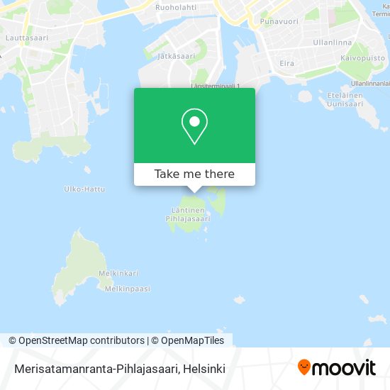 How to get to Merisatamanranta-Pihlajasaari in Helsinki by Bus, Tram, Train  or Metro?