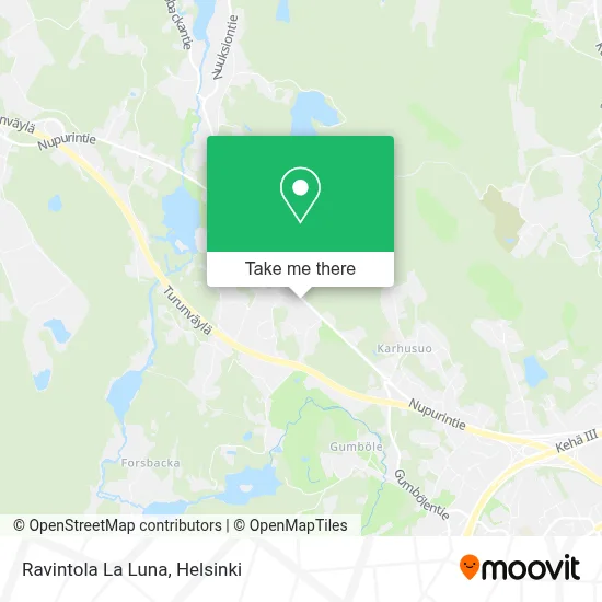 Ravintola La Luna map