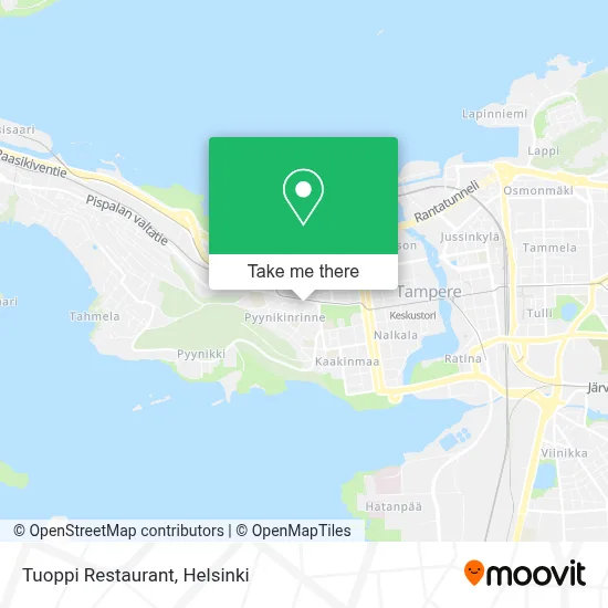Tuoppi Restaurant map