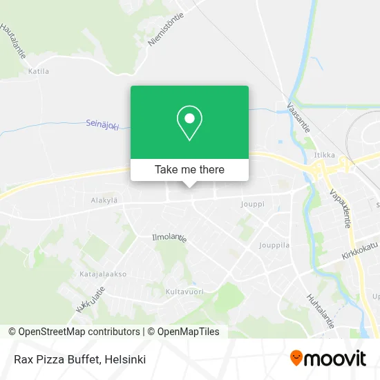 Rax Pizza Buffet map