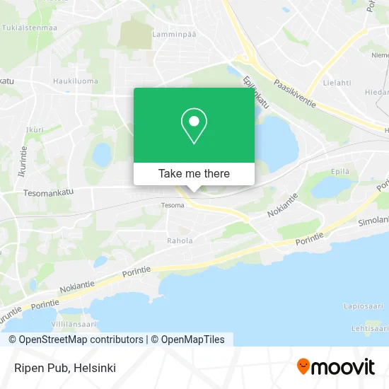 Ripen Pub map