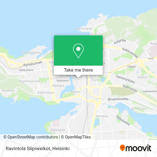 Ravintola Siipiweikot map