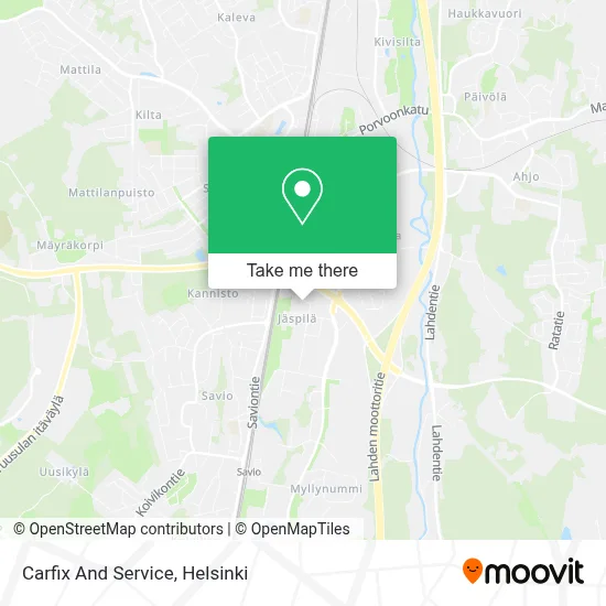 Carfix And Service map