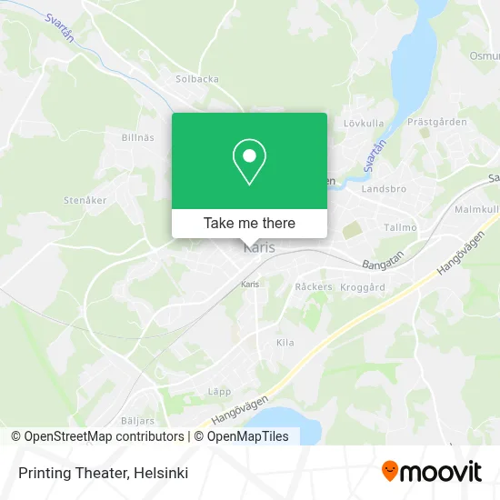 Printing Theater map