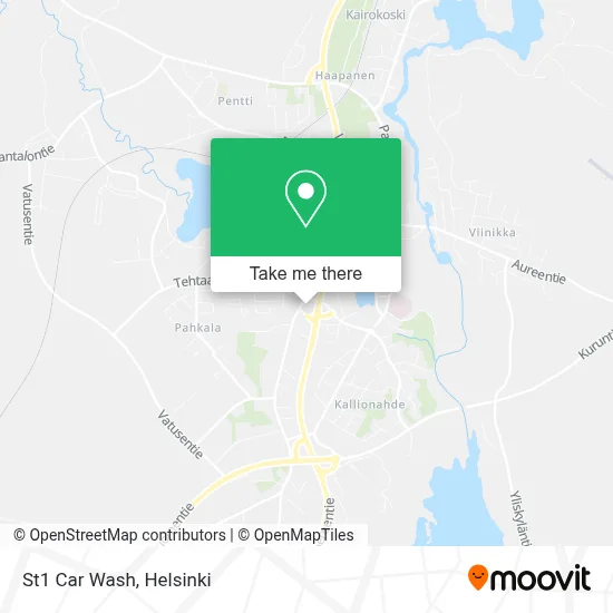 St1 Car Wash map