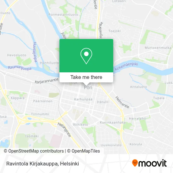 Ravintola Kirjakauppa map