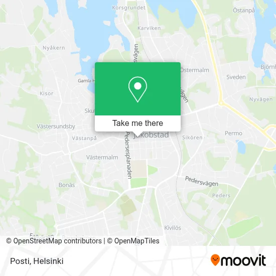 Posti map
