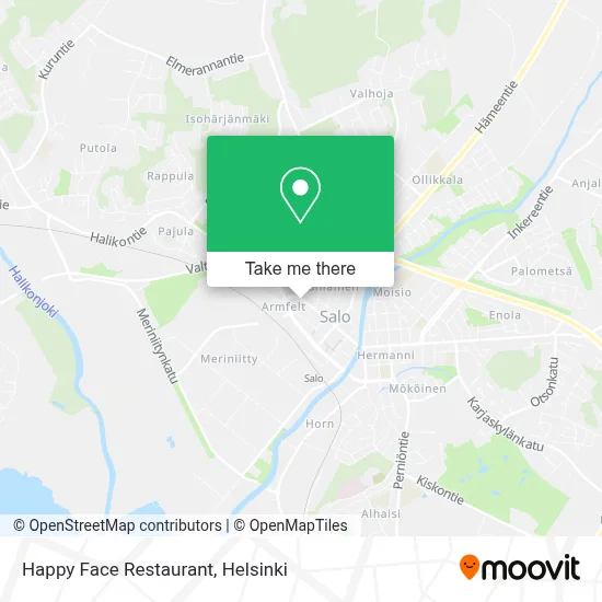Happy Face Restaurant map