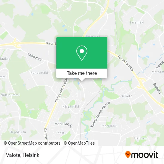 Valote map