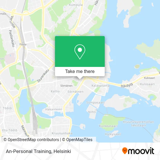 An-Personal Training map