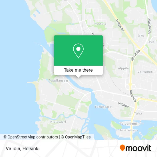 Validia map