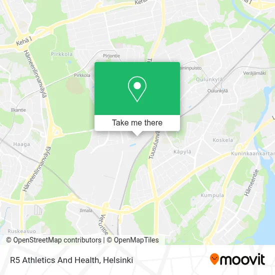 R5 Athletics And Health map