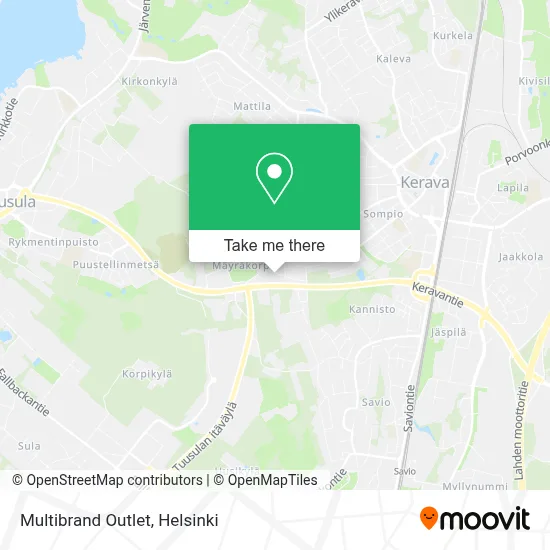 Multibrand Outlet map