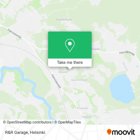 R&R Garage map