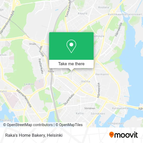Raka's Home Bakery map