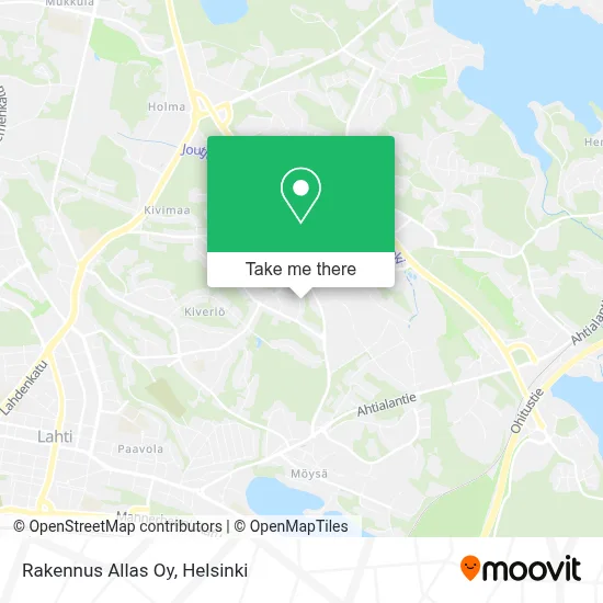 Rakennus Allas Oy map