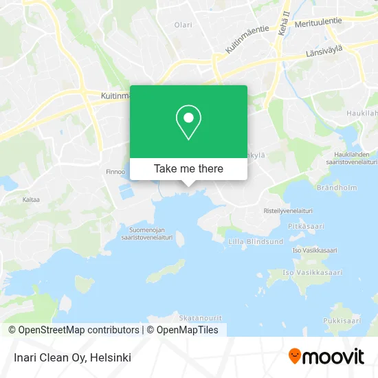 Inari Clean Oy map