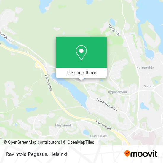 Ravintola Pegasus map