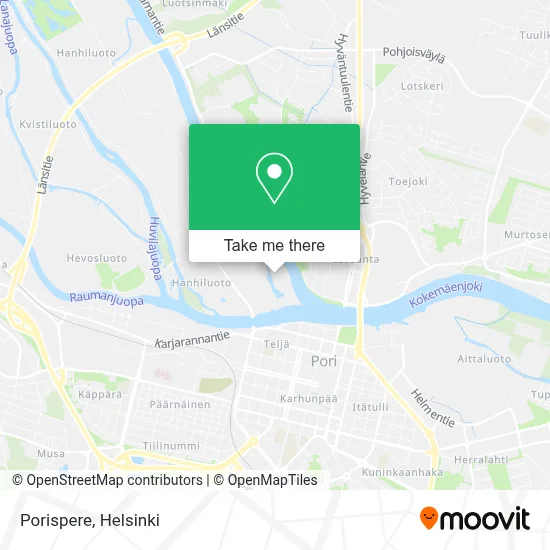 Porispere map