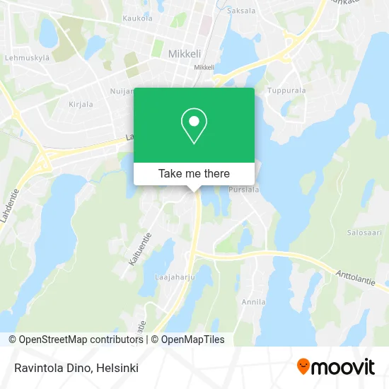 Ravintola Dino map