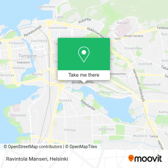 Ravintola Manseri map
