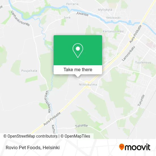 Rovio Pet Foods map