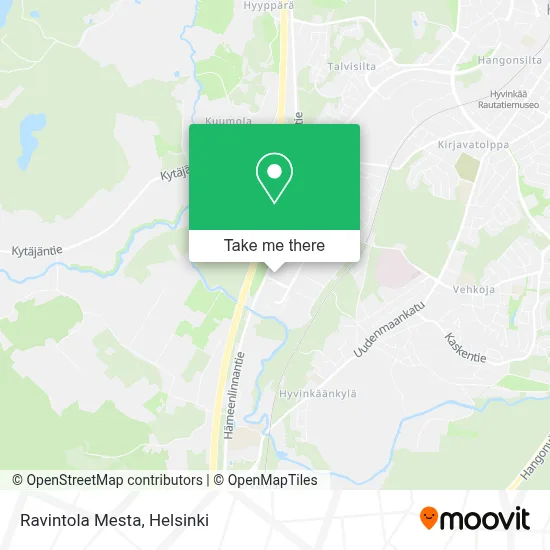 Ravintola Mesta map