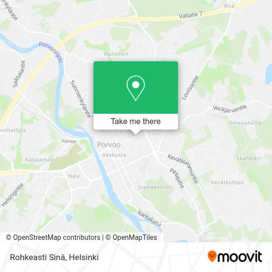 Rohkeasti Sinä map