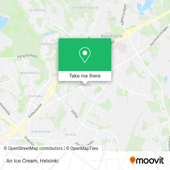 An Ice Cream map