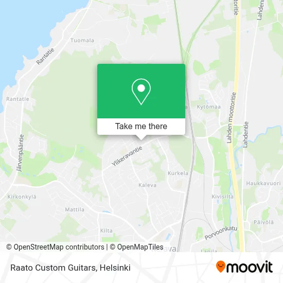 Raato Custom Guitars map