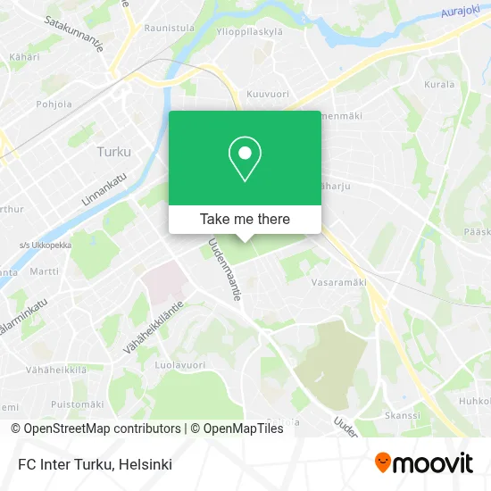 FC Inter Turku map
