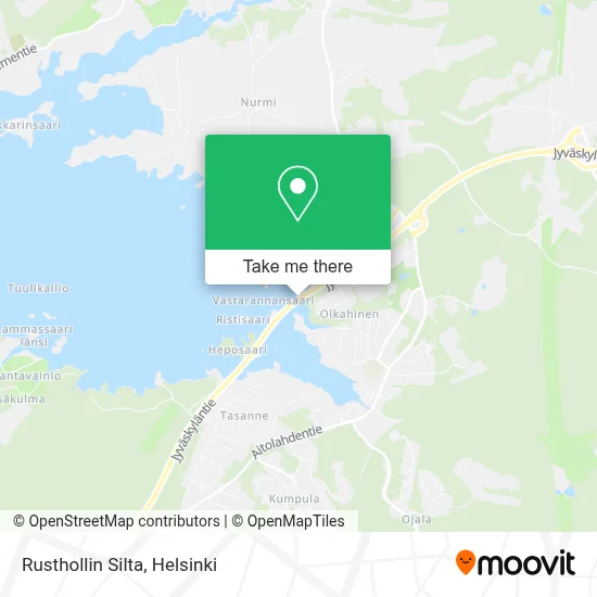 Rusthollin Silta map