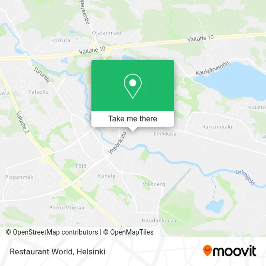 Restaurant World map
