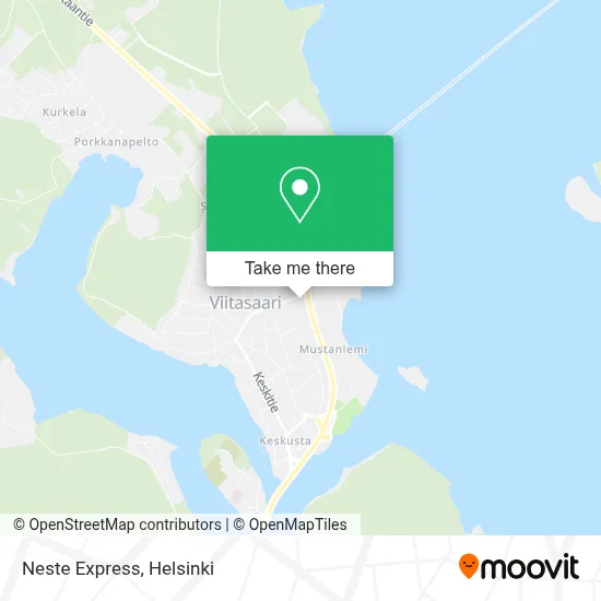 Neste Express map