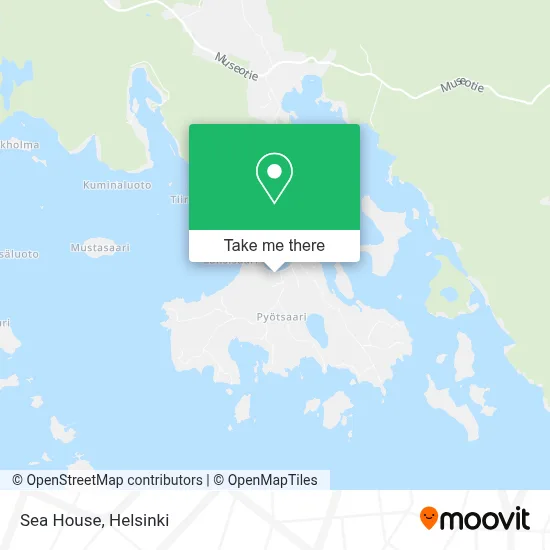 Sea House map