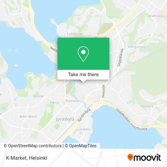 K-Market map