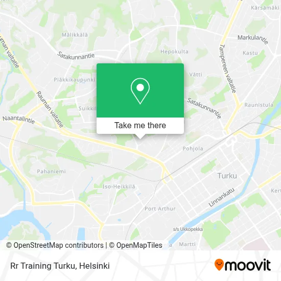 Rr Training Turku map