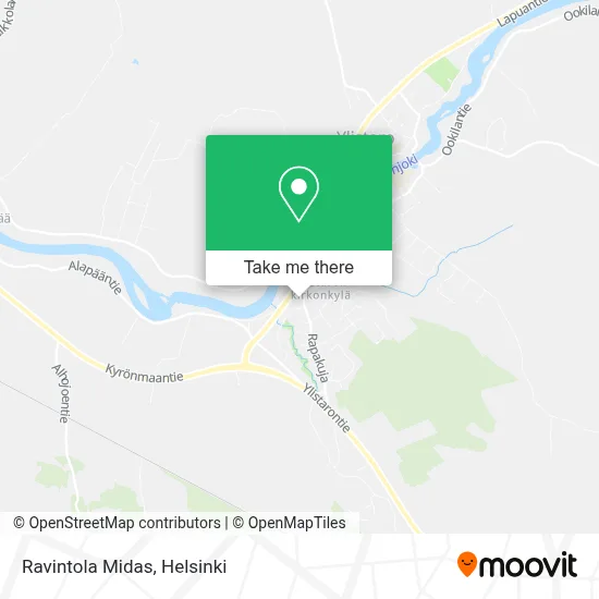 Ravintola Midas map